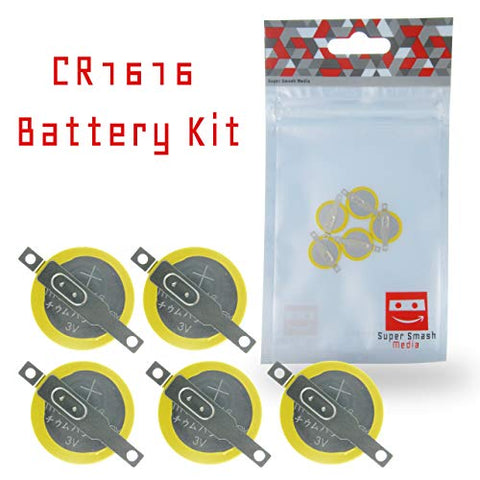 5 x Game Boy Battery CR1616 Replacement with Tabs